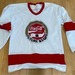 Rare~ Coca Cola Future Stars Hockey Jersey
